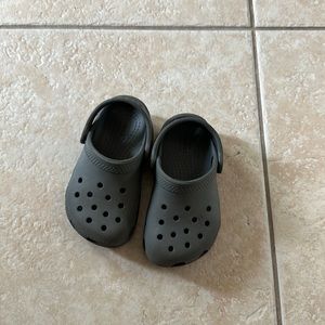 Boy crocs in grey size 7